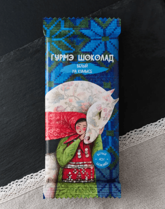Белый шоколад на кумысе, 80 гр.