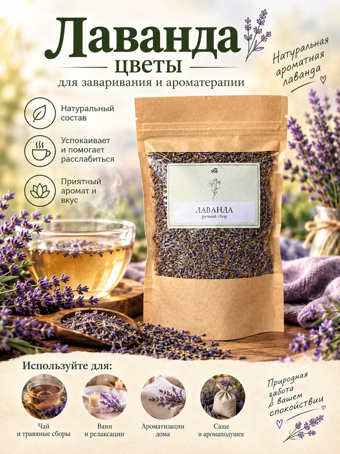 Цветы лаванды