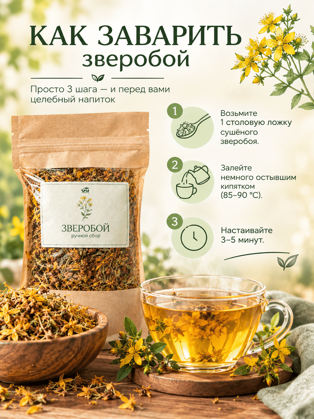 Зверобой для чая — изображение 2